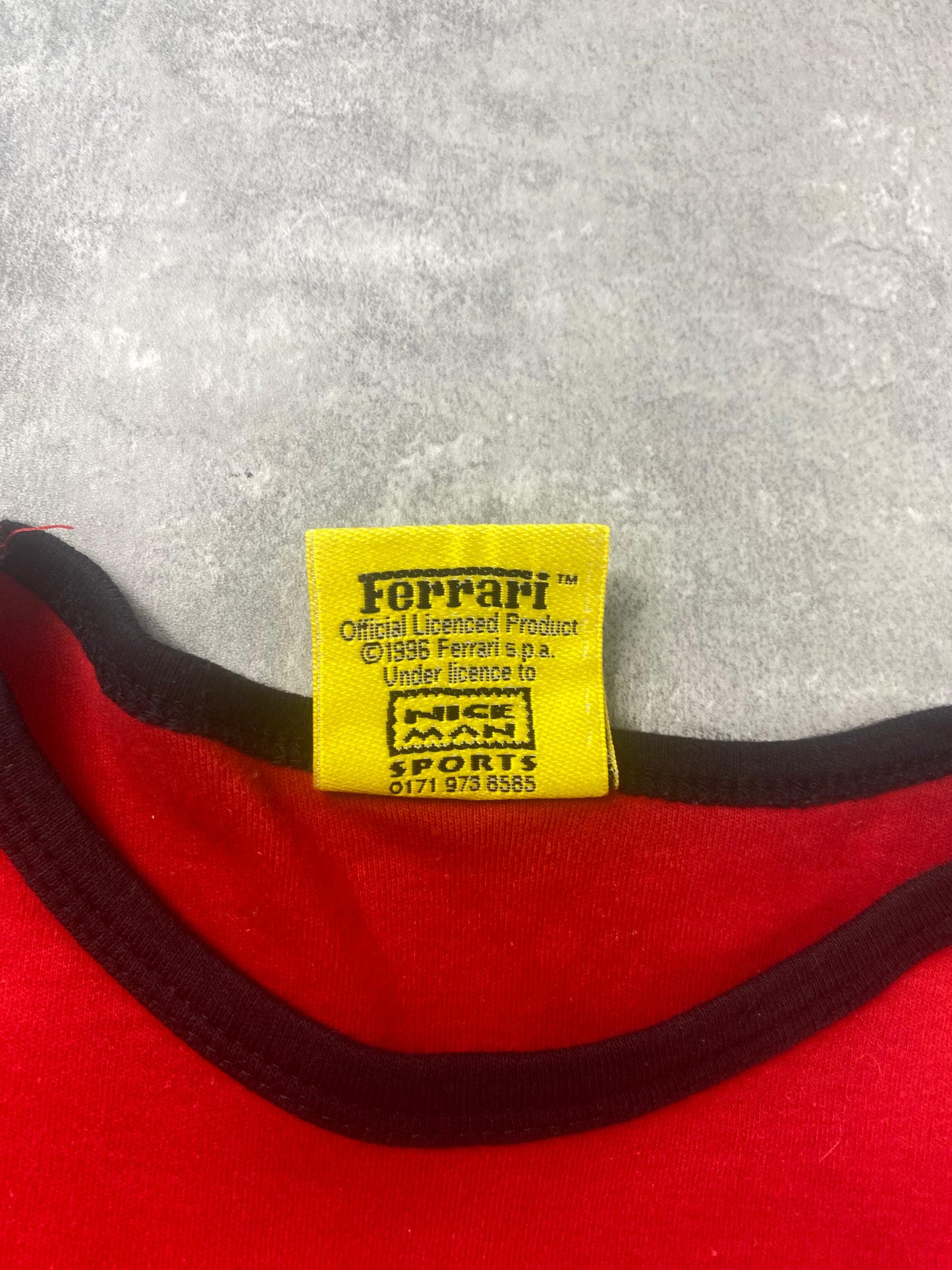 Vintage Ferrari ringer Tshirt