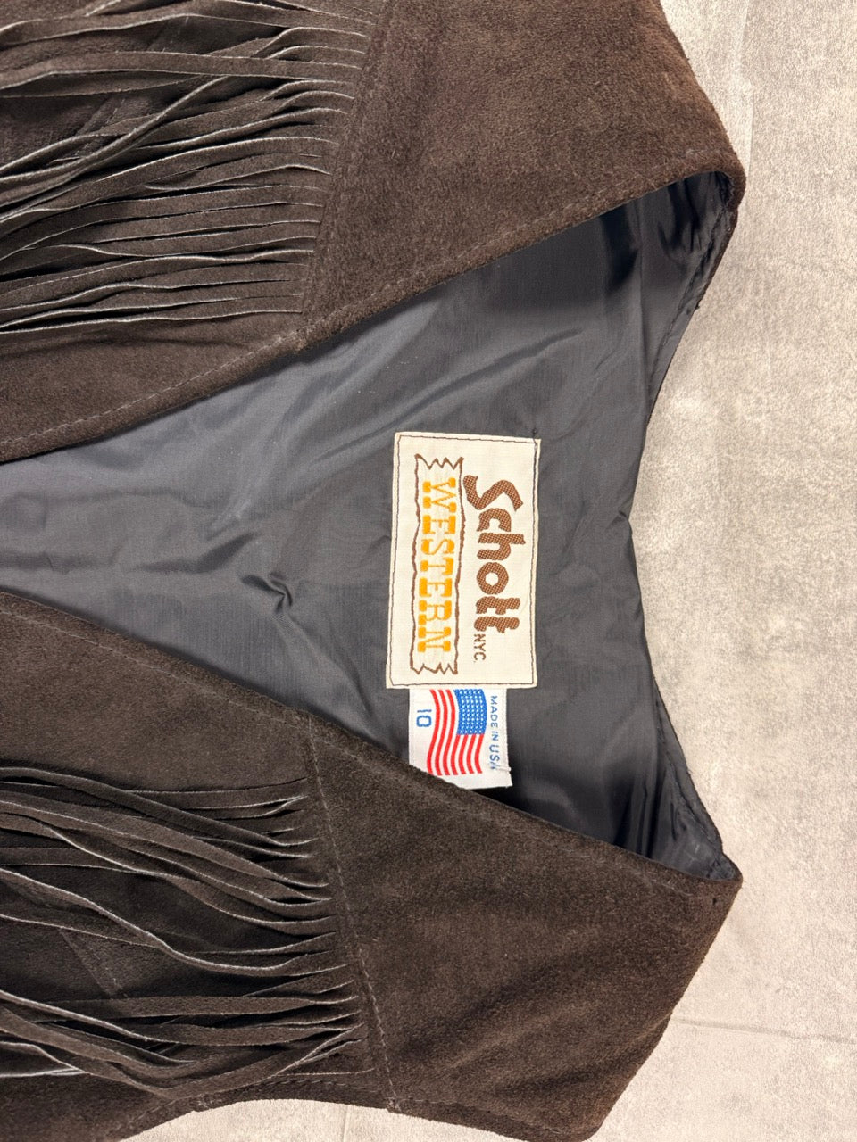 Vintage Schott Vest